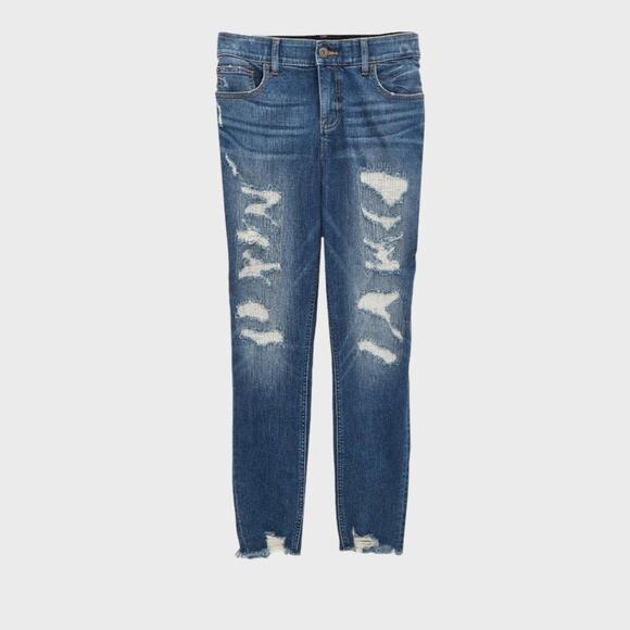 TORRID Bombshell Skinny Premium Stretch High-Rise Destructed Jeans - Picture 5 of 14